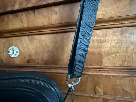Malelions leren crossbodytas zwart