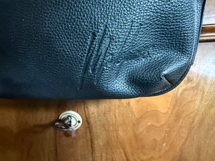 Malelions leren crossbodytas zwart