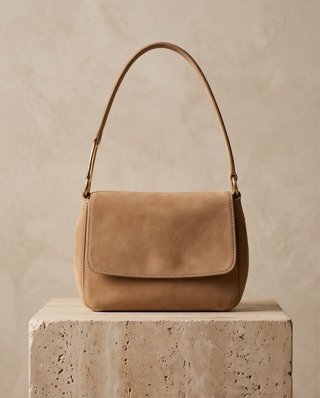 CB Pelletterie leren schoudertas – Made in Italy