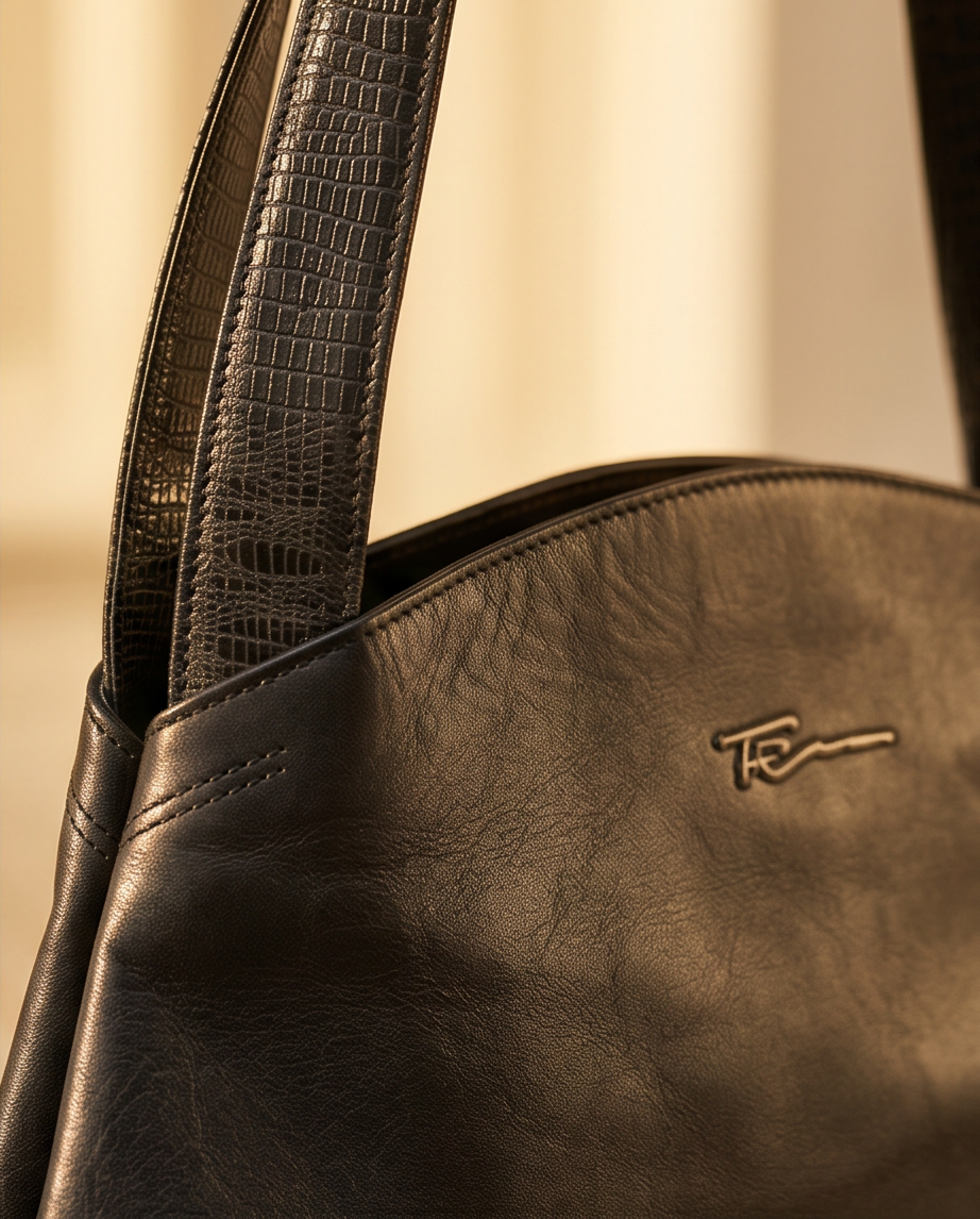 Ferchi leren schoudertas – Made in Spain