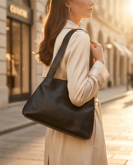 Ferchi leren schoudertas – Made in Spain