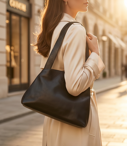 Ferchi leren schoudertas – Made in Spain