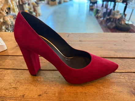 Lodi Pumps Rood Suède – Maat 39