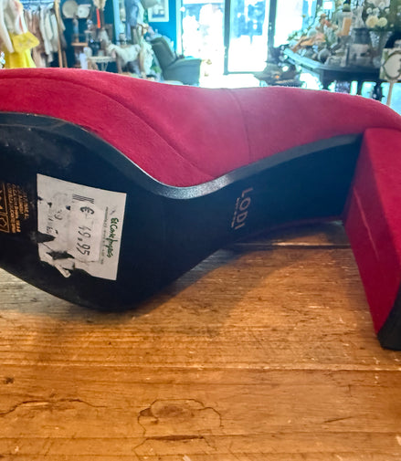 Lodi Pumps Rood Suède – Maat 39