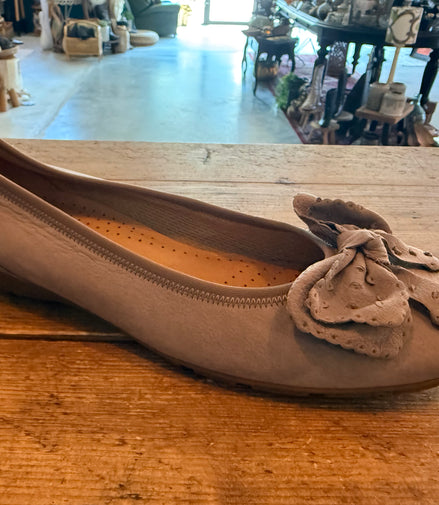 Gabor ballerina's taupe leer – maat 6,5