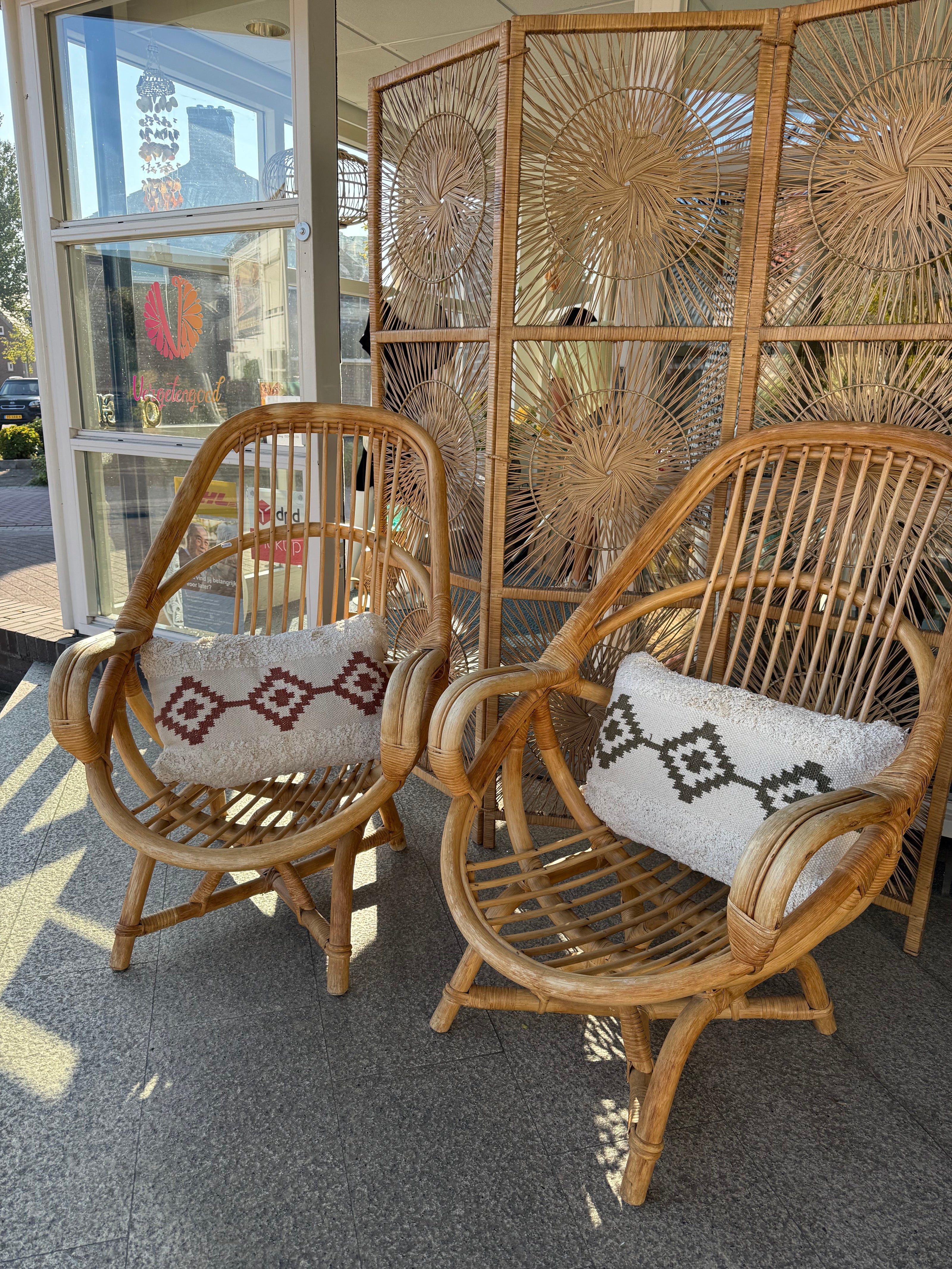 Unieke Rotan stoelen