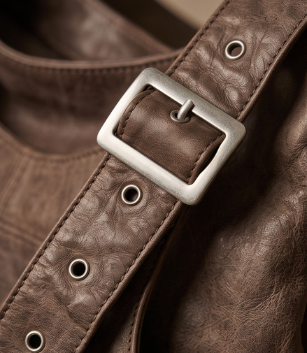 Sticks and Stones leren shopper taupe