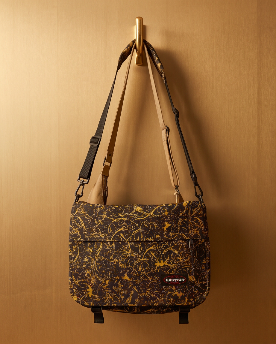 Eastpak messenger schoudertas – geel/zwart