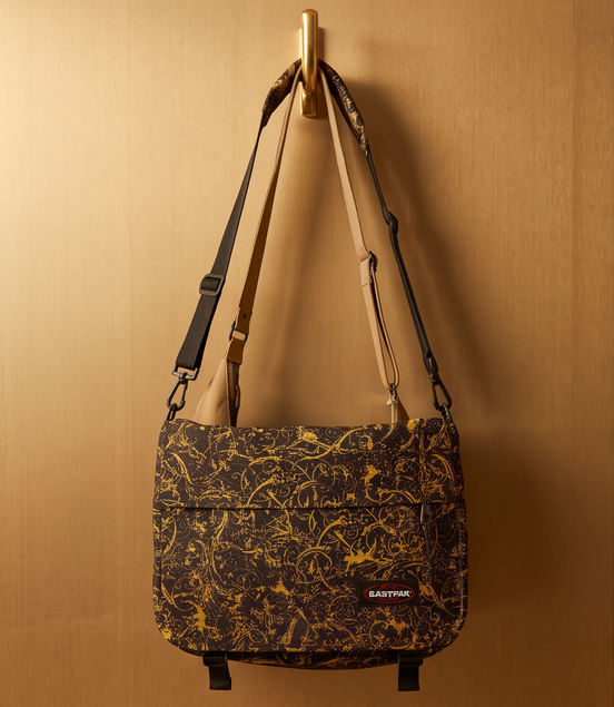 Eastpak messenger schoudertas – geel/zwart