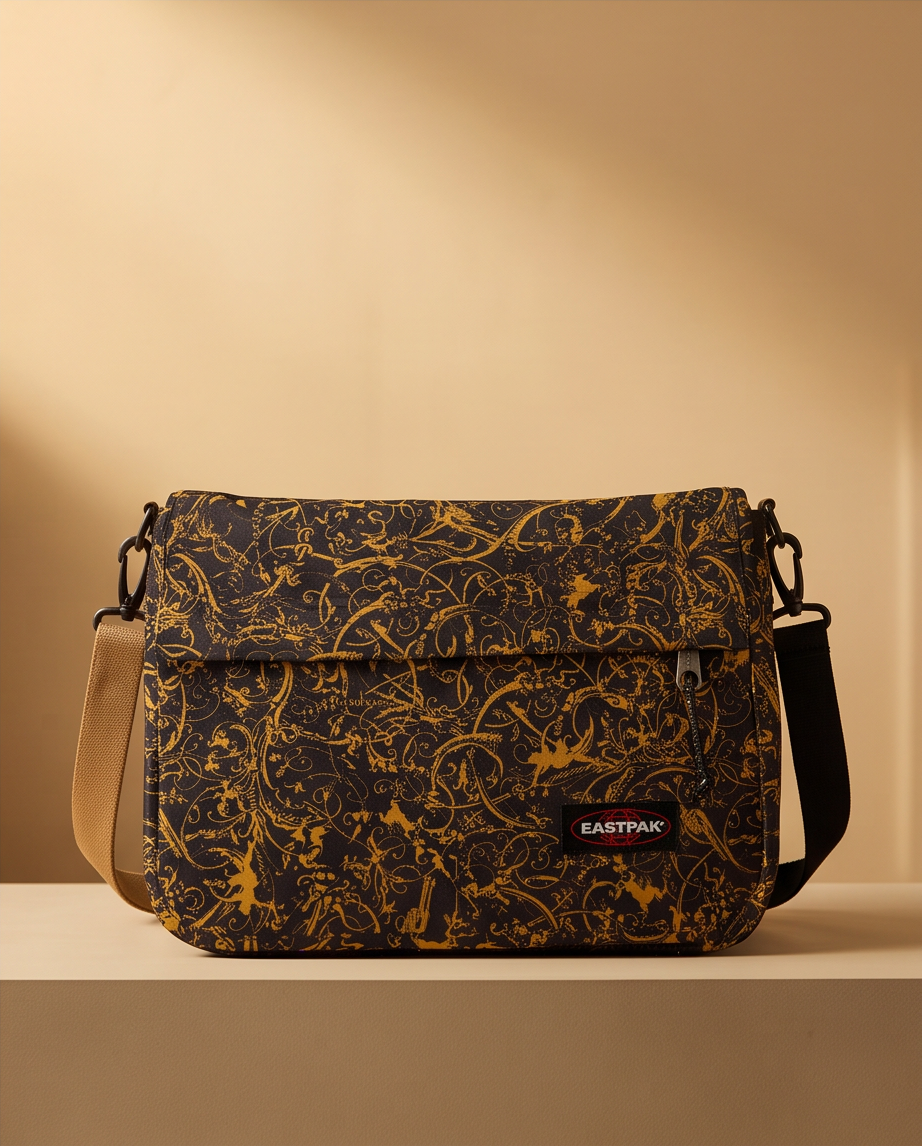 Eastpak messenger schoudertas – geel/zwart