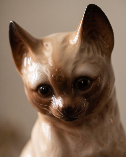 Vintage HK Siamese kat – ca. jaren 70 | €39,95