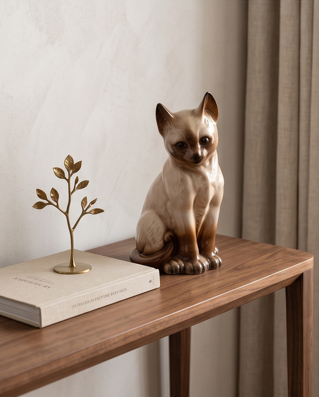 Vintage HK Siamese kat – ca. jaren 70 | €39,95