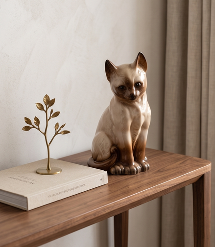 Vintage HK Siamese kat – ca. jaren 70 | €39,95