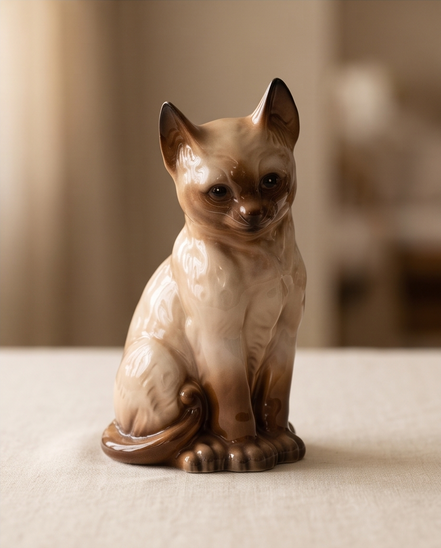 Vintage HK Siamese kat – ca. jaren 70 | €39,95
