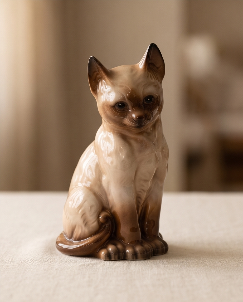 Vintage HK Siamese kat – ca. jaren 70 | €39,95