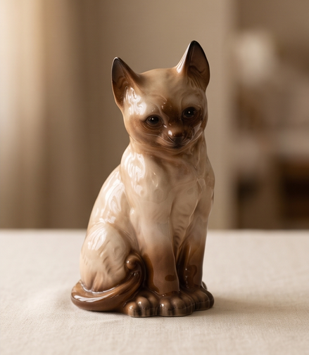 Vintage HK Siamese kat – ca. jaren 70 | €39,95