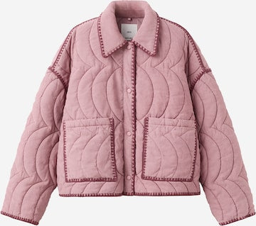 Roze gewatteerd jasje Mango Nieuw maat S oversized model