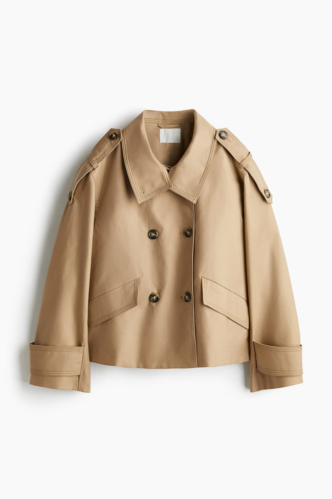 HM Trenchcoat  zandkleur