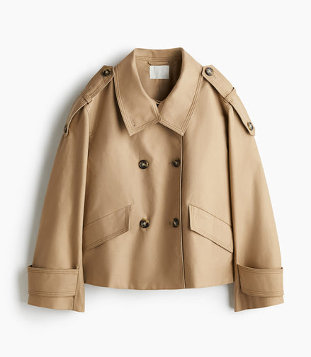 HM Trenchcoat  zandkleur