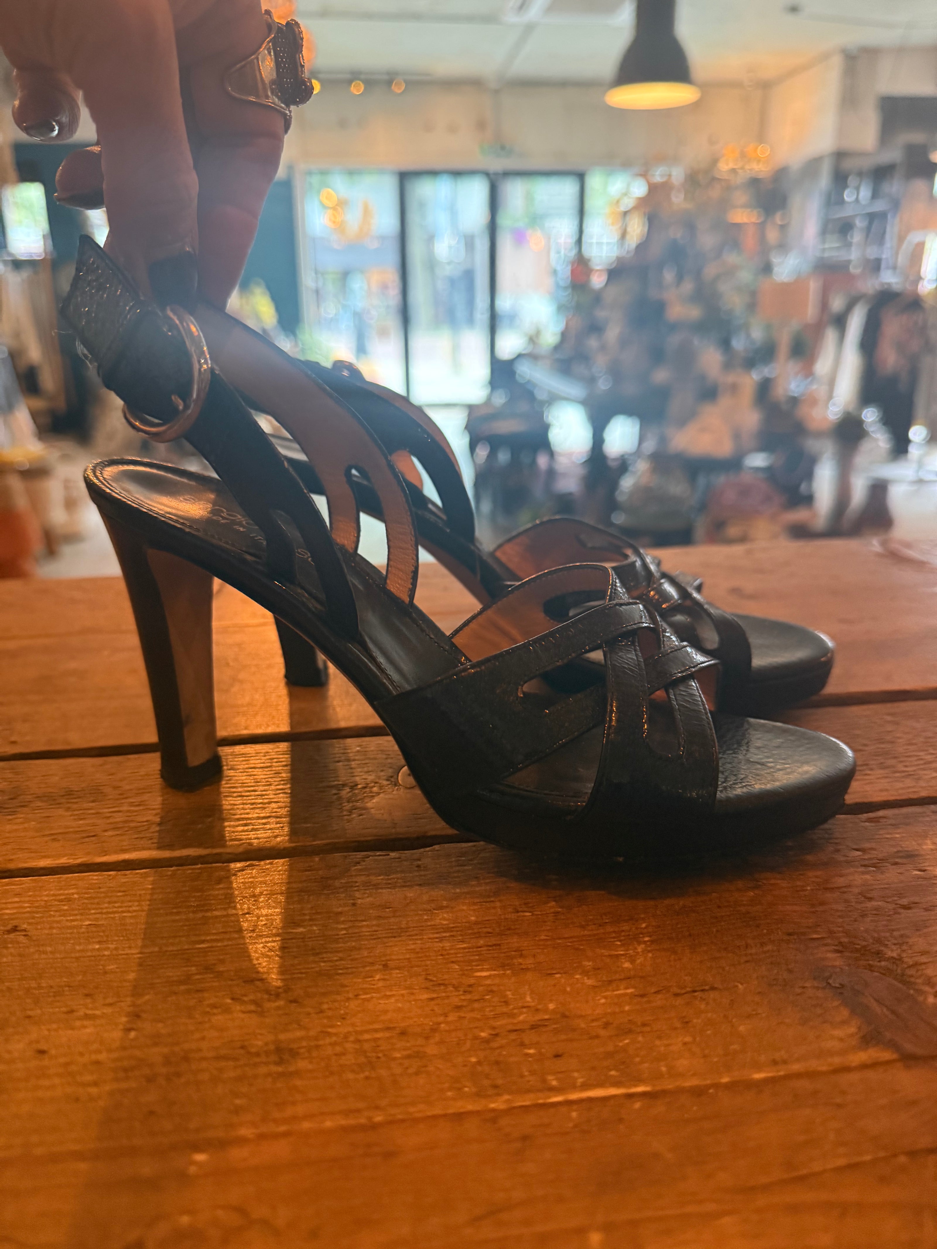 Sergio Rossi leren sandalen – maat 36