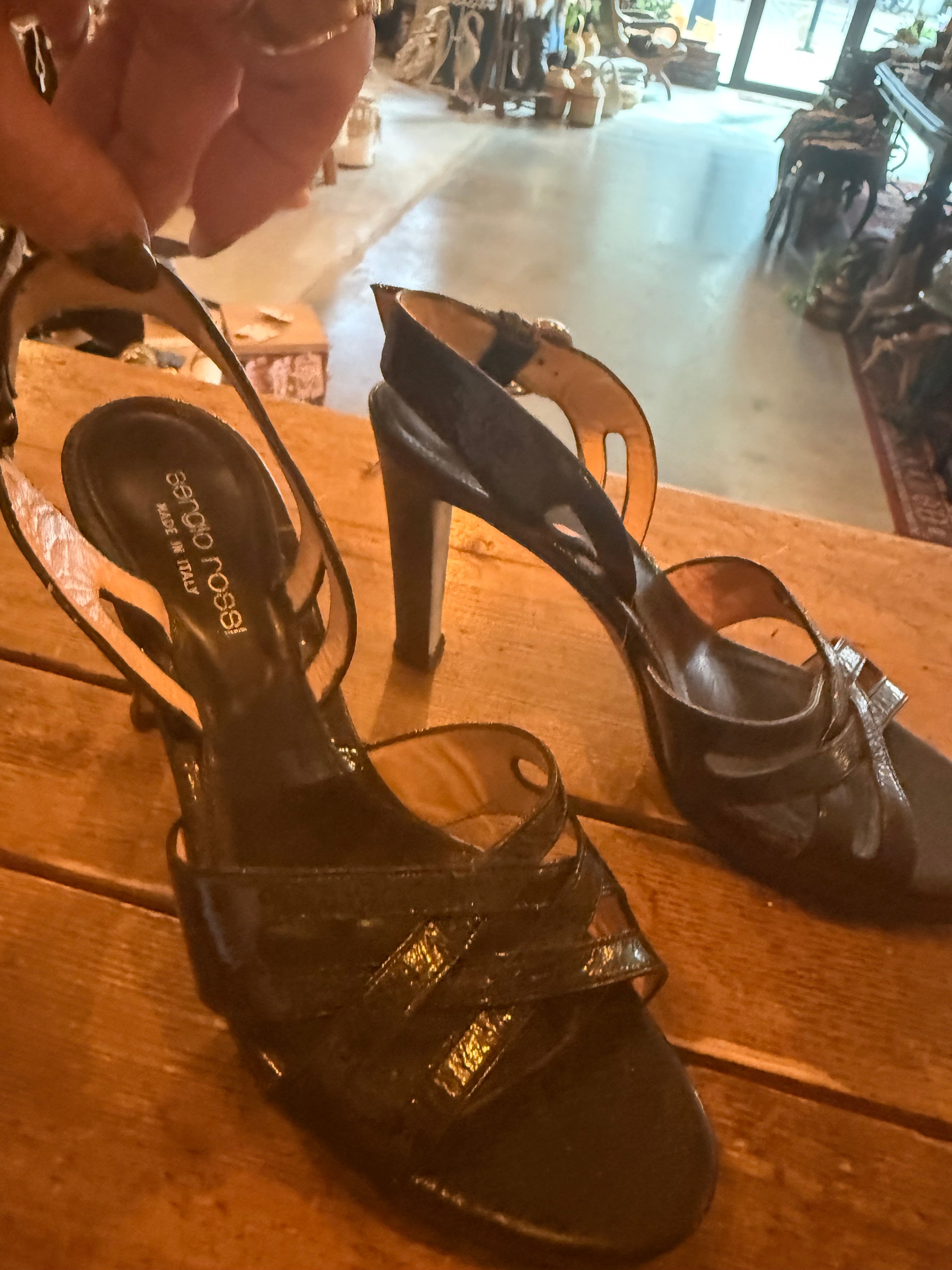 Sergio Rossi leren sandalen – maat 36