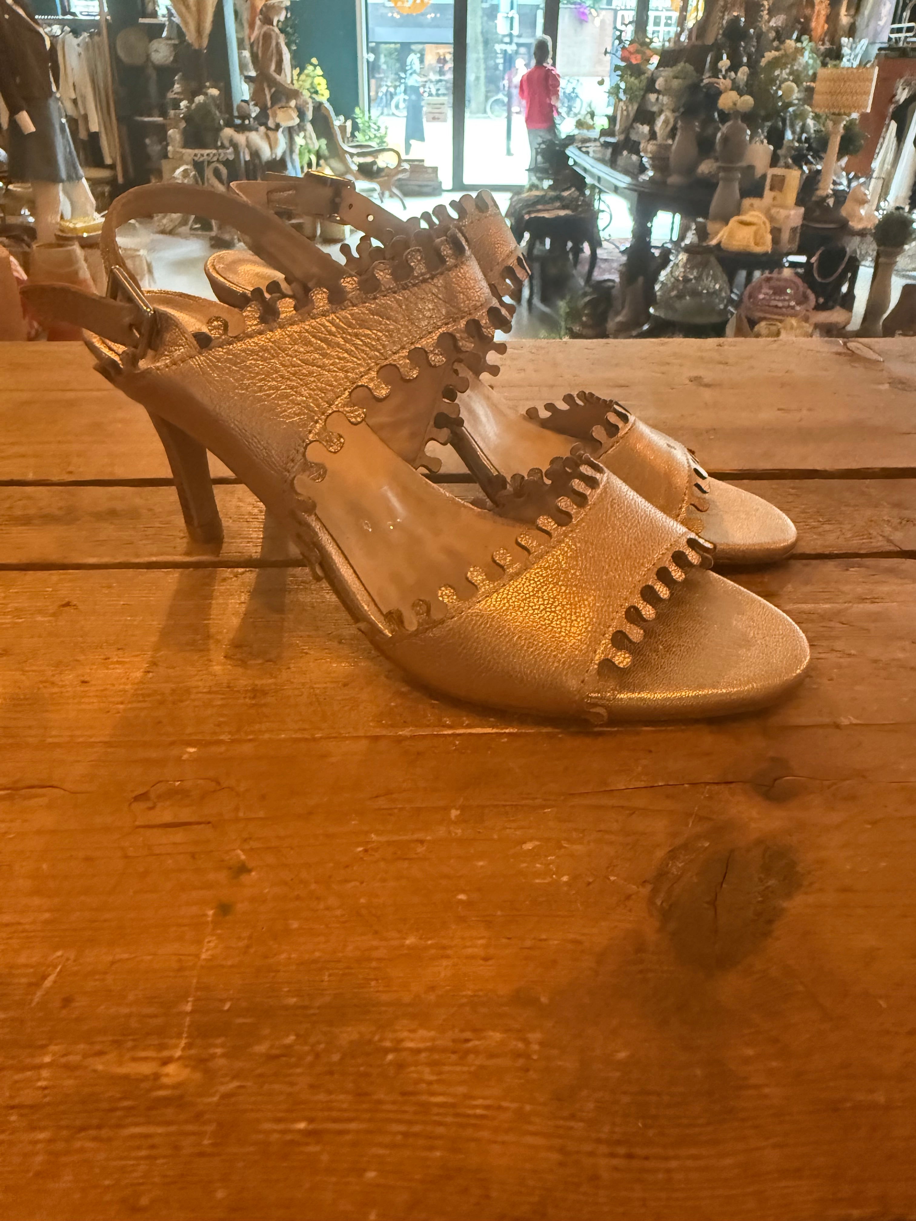 Zinda metallic sandalen maat 37