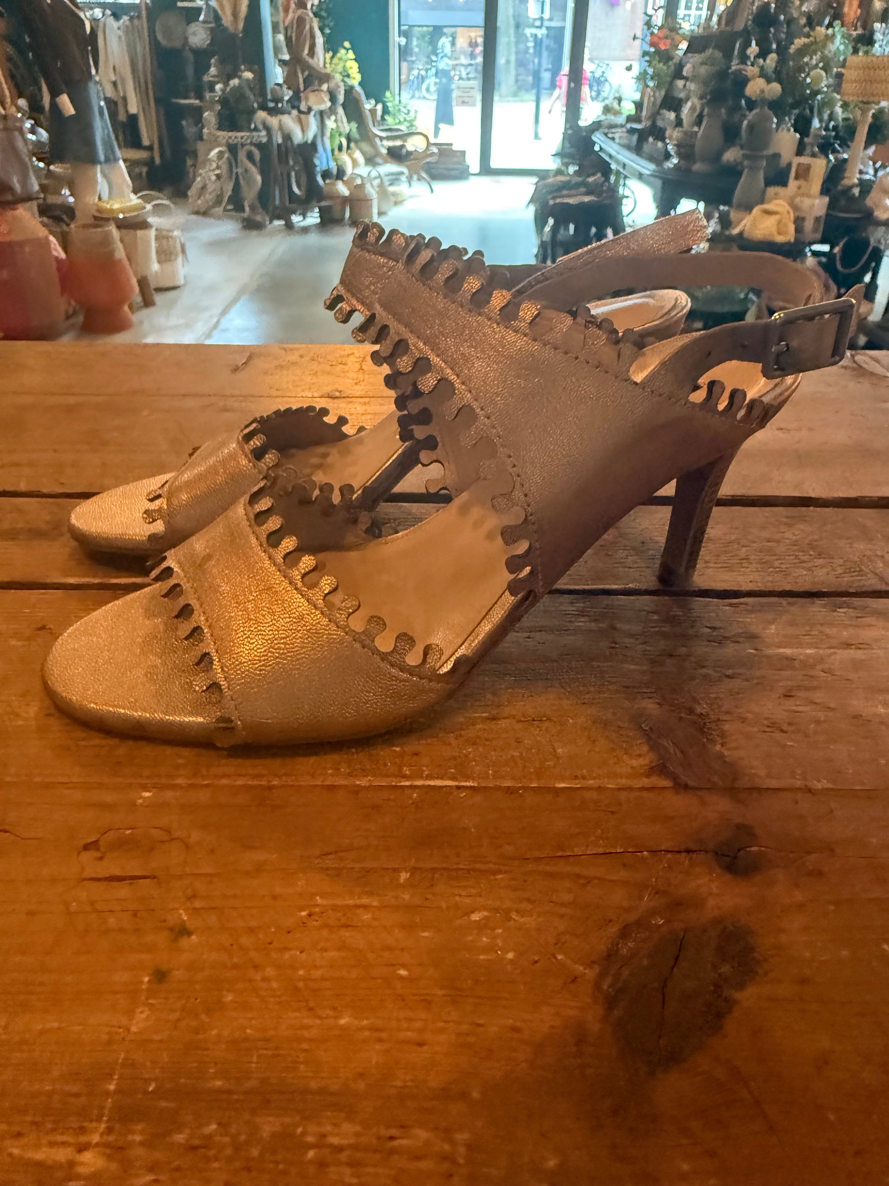 Zinda metallic sandalen maat 37