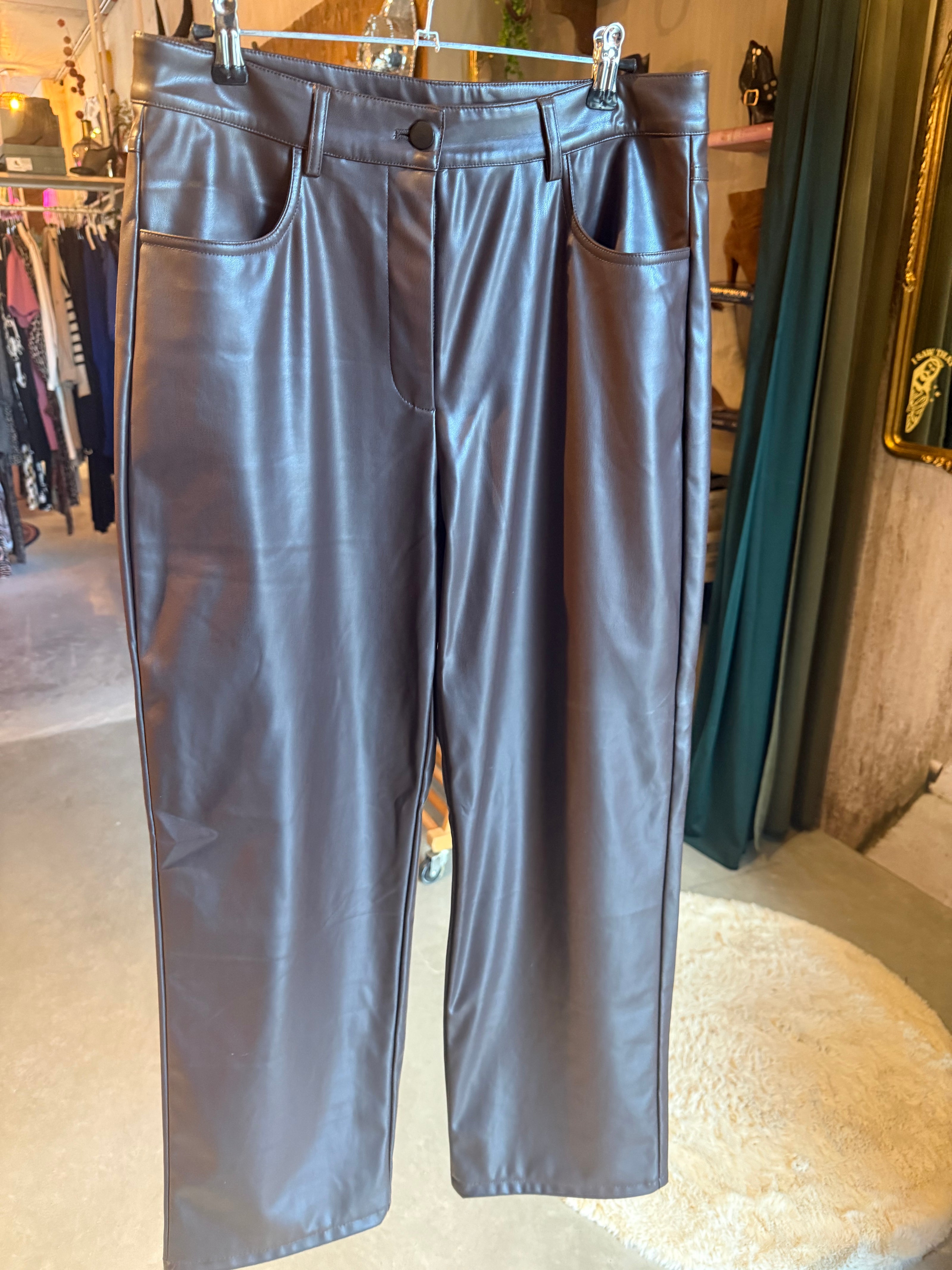 FREEBIRD – Leatherlook broek – Maat L