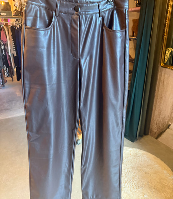 FREEBIRD – Leatherlook broek – Maat L