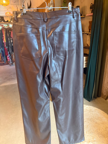 FREEBIRD – Leatherlook broek – Maat L