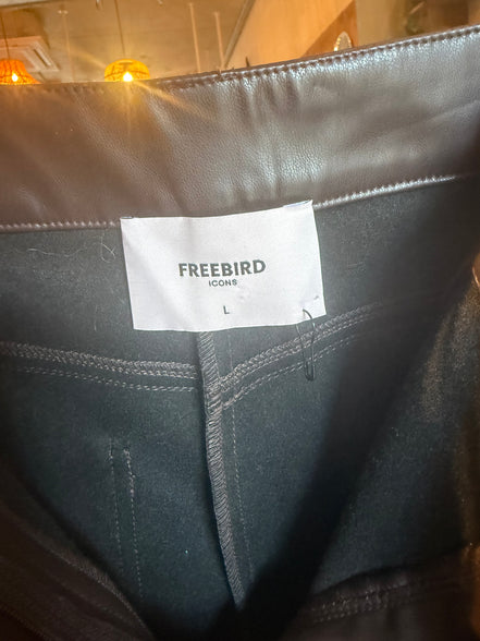 FREEBIRD – Leatherlook broek – Maat L