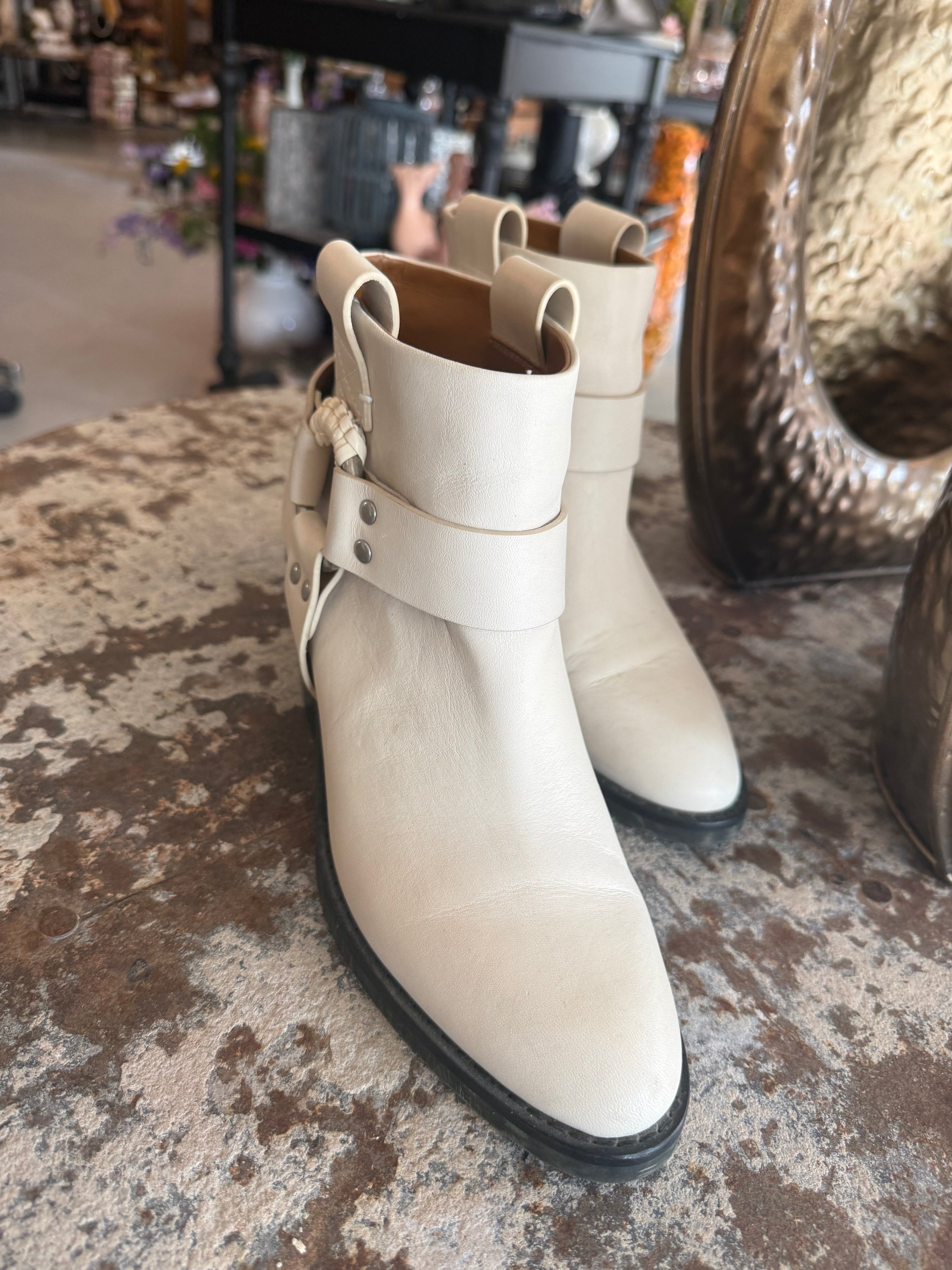 SEE BY CHLOÉ – Leather Ankle Boots – Maat 38