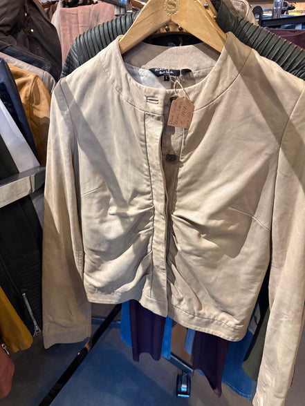 Black Label leren jasje – maat L