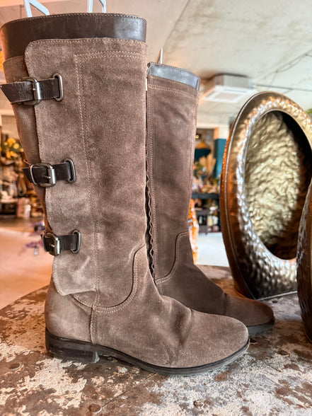 Geox suède laarzen – taupe
