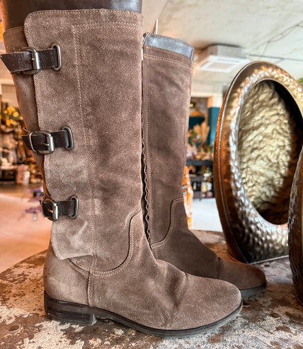 Geox suède laarzen – taupe