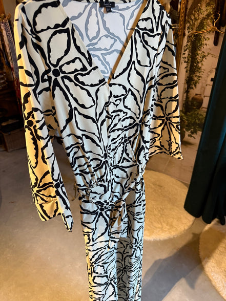 Smashed Lemon jumpsuit overslaghals detail