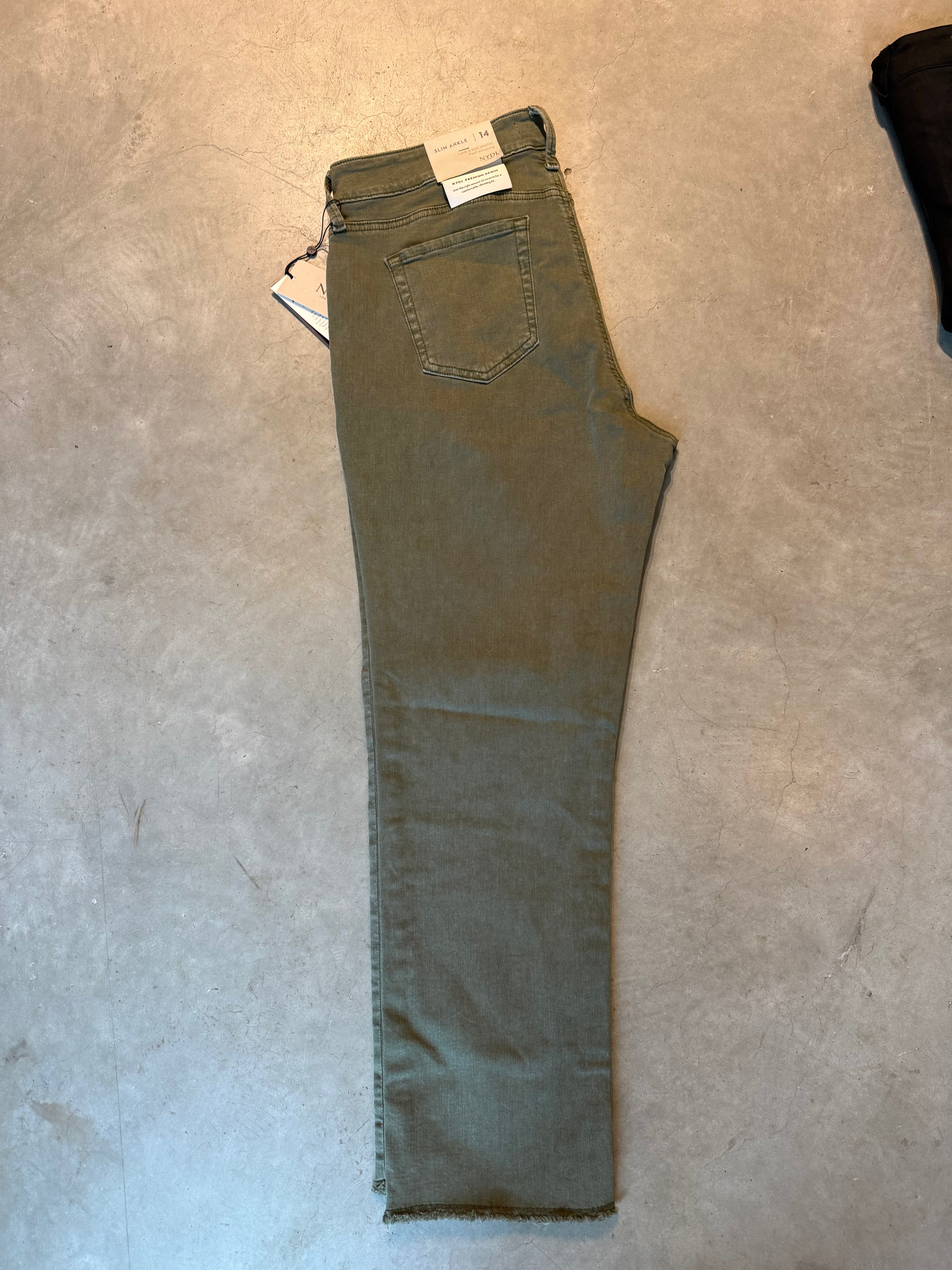 Slim Ankle jeans Groen NYDJ