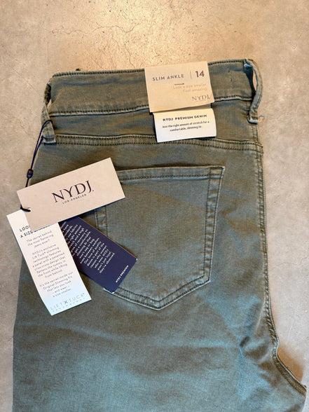 Slim Ankle jeans Groen NYDJ