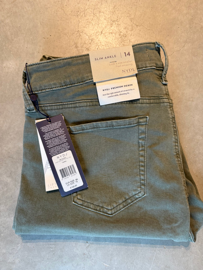 Slim Ankle jeans Groen NYDJ