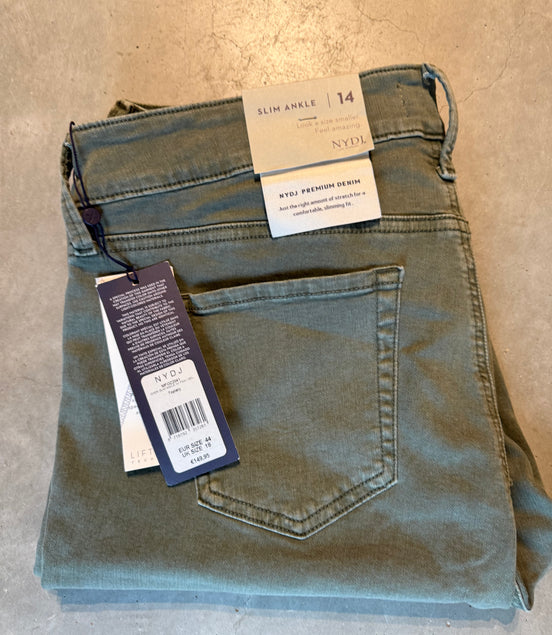 Slim Ankle jeans Groen NYDJ