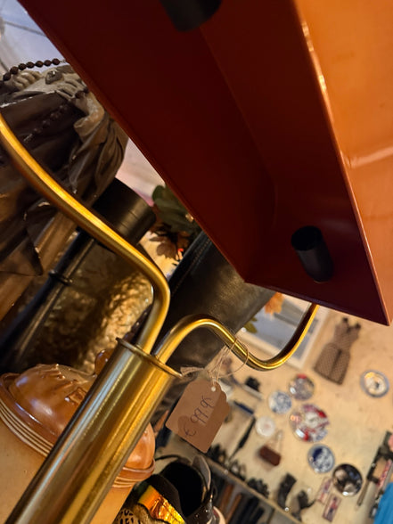 Oranje bureaulamp – originele productfoto