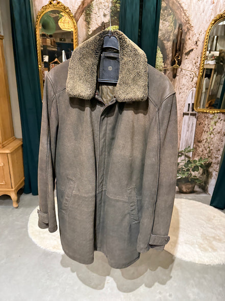 Stoere leren jas van Milestone