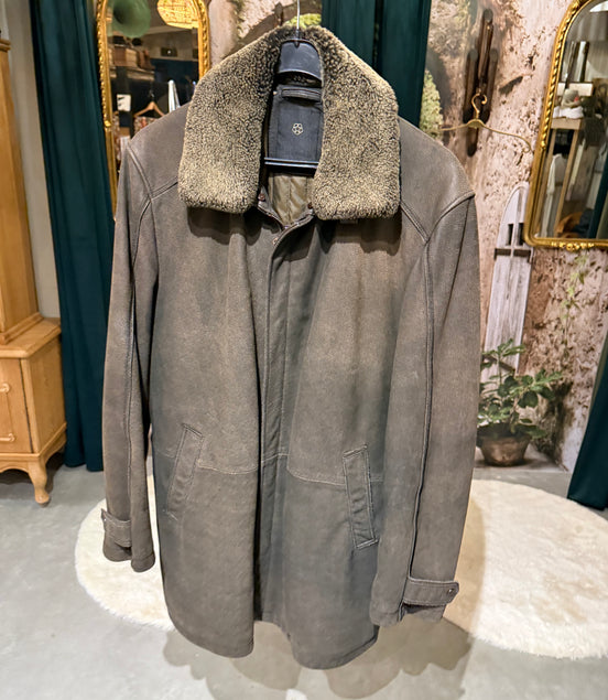 Stoere leren jas van Milestone