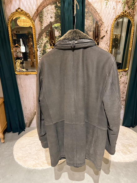 Stoere leren jas van Milestone
