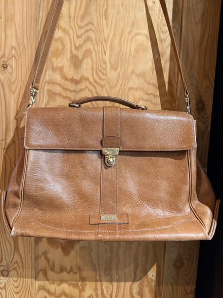 Vintage leren Picard aktetas