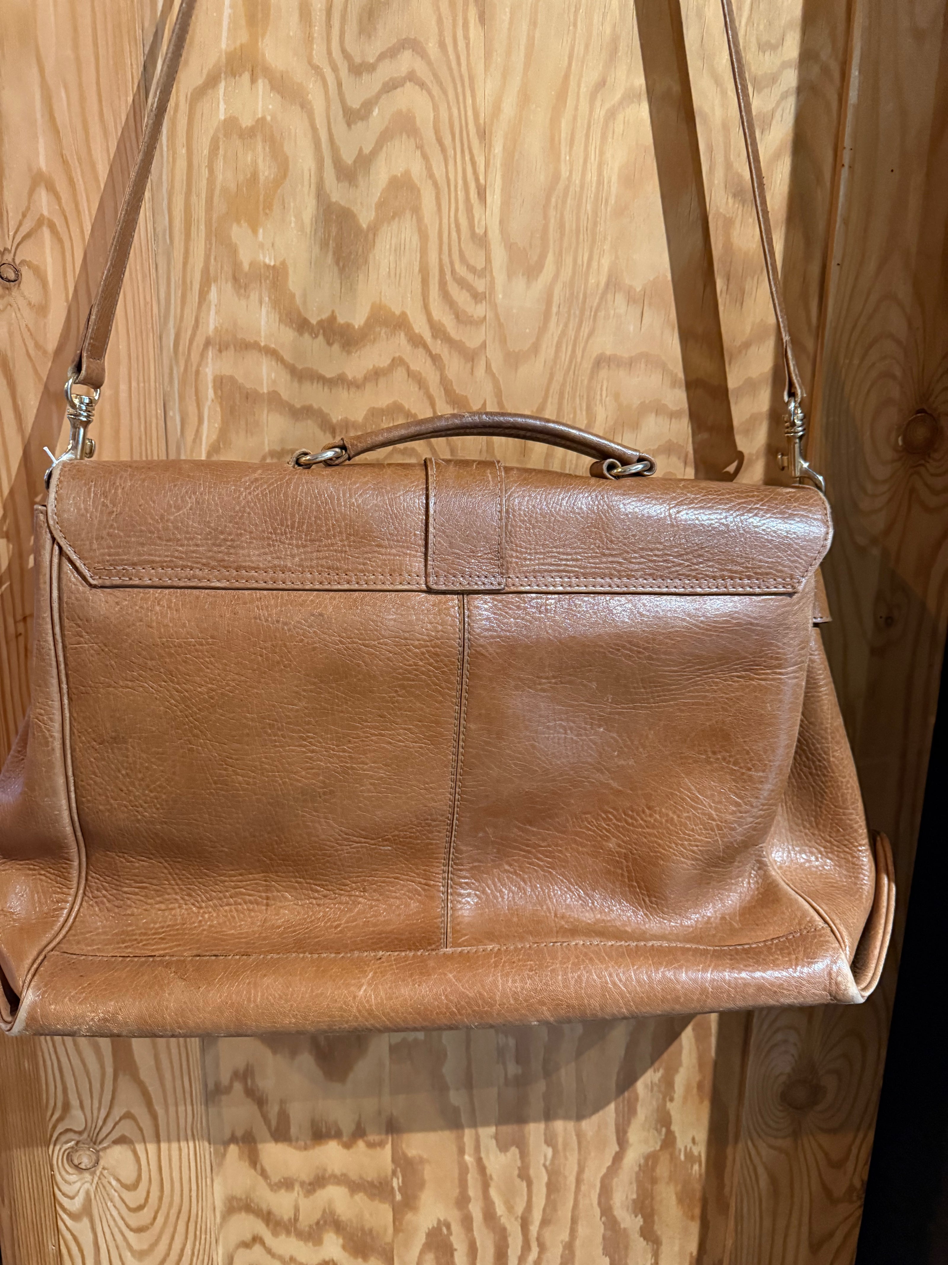 Vintage leren Picard aktetas