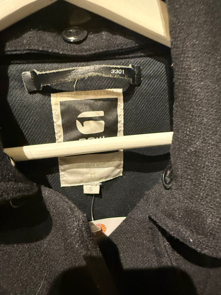 G-Star RAW wollen mantel met ceintuur