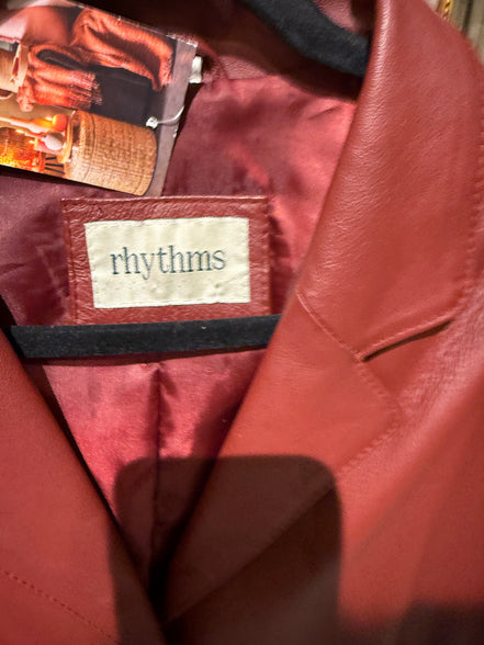 Rhythms leren mantel