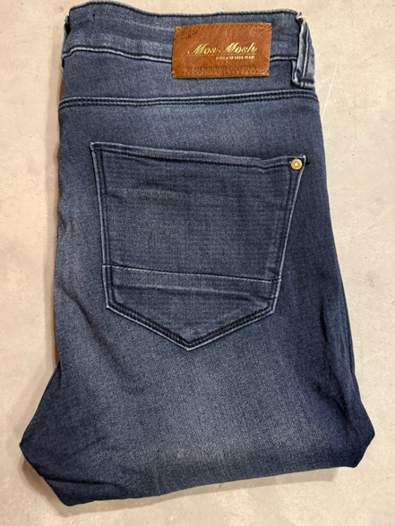 Mos Mosh Jade Cosy dark blue jeans