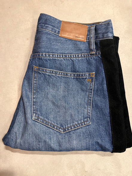 Madewell straight jeans – mid blue